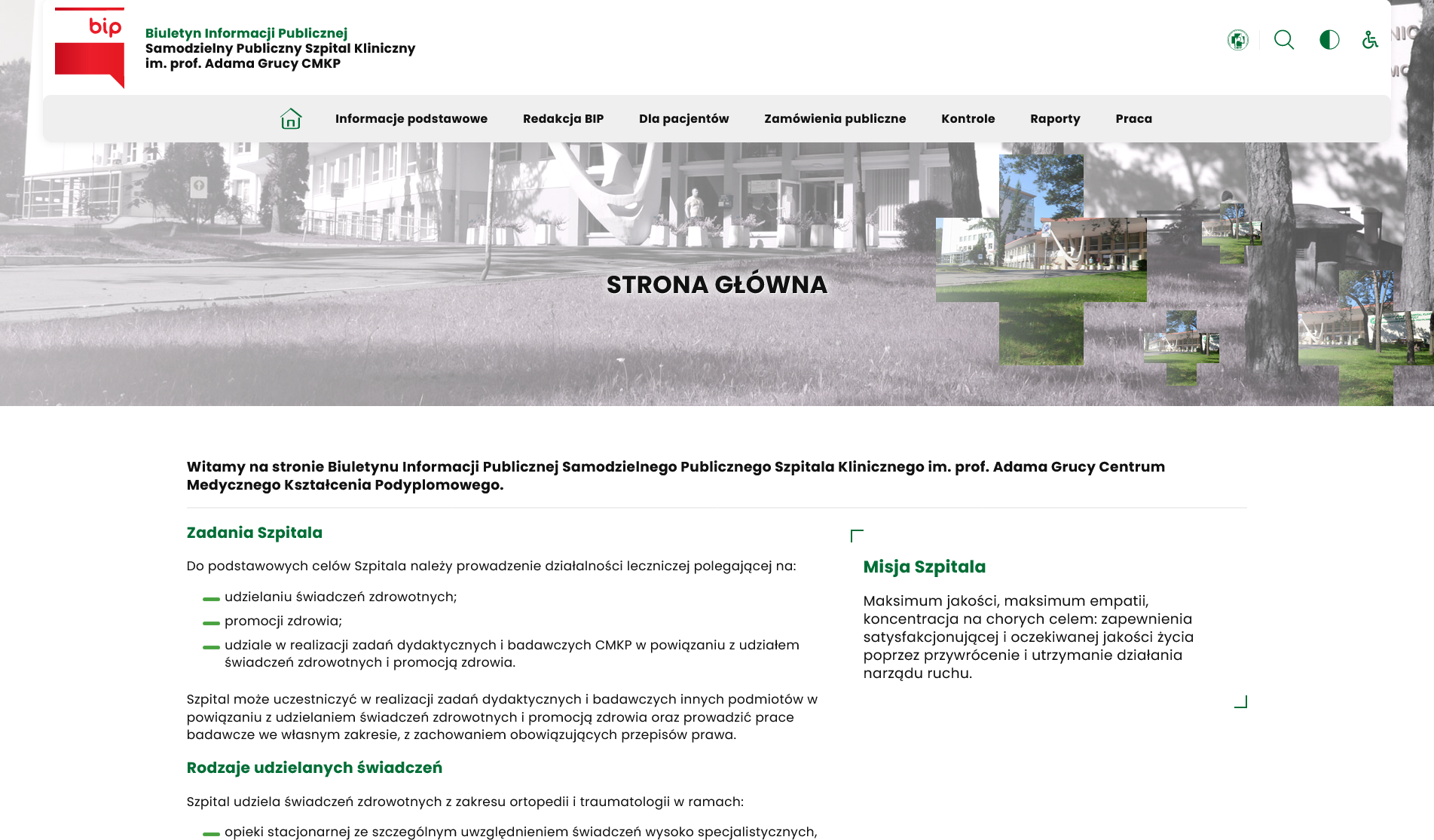 BIP Szputal Grucy w Otwocku