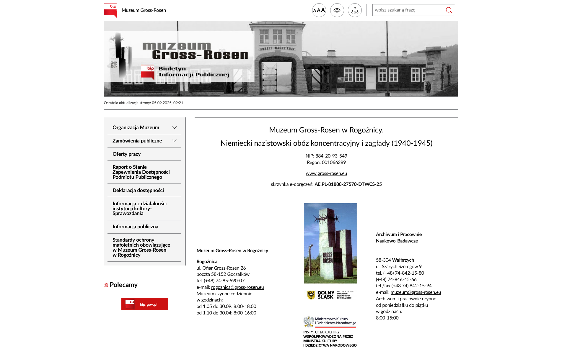 BIP Muzeum Gross-Rosen